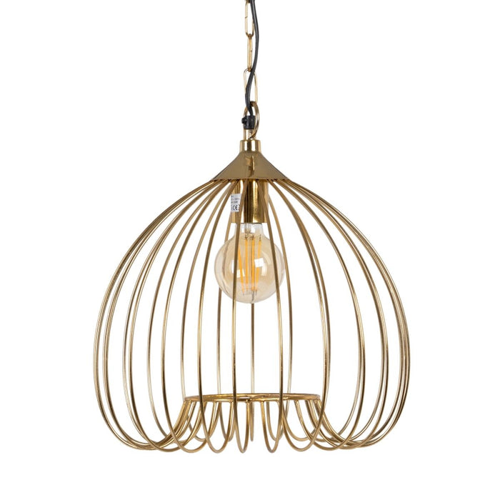 Ceiling Light Golden Iron 36 x 36 x 40 cm