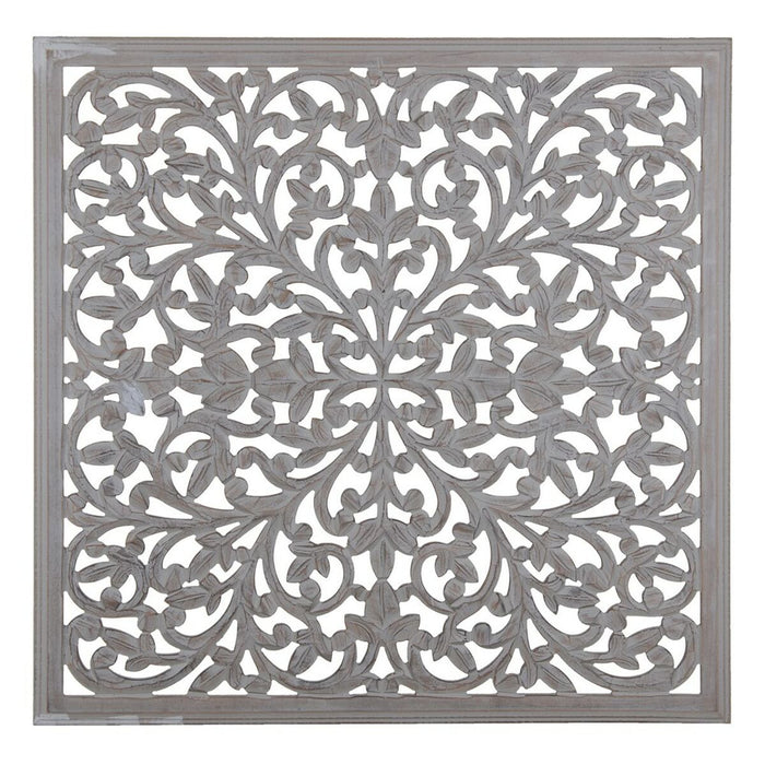 Wall Decoration Grey 90 x 1 x 90 cm DMF