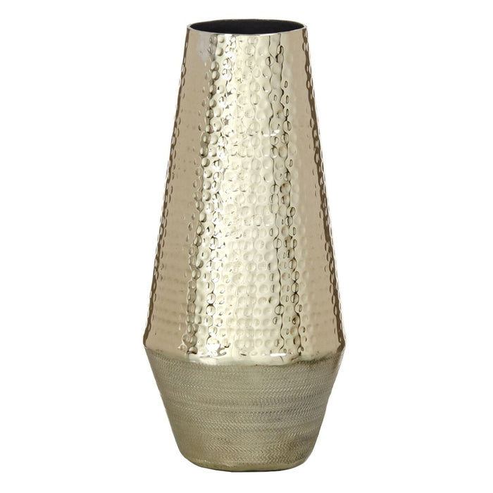 Vase Golden Aluminium 14 x 14 x 31 cm