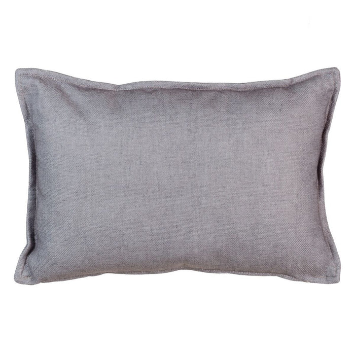 Cushion Polyester Light grey 45 x 30 cm