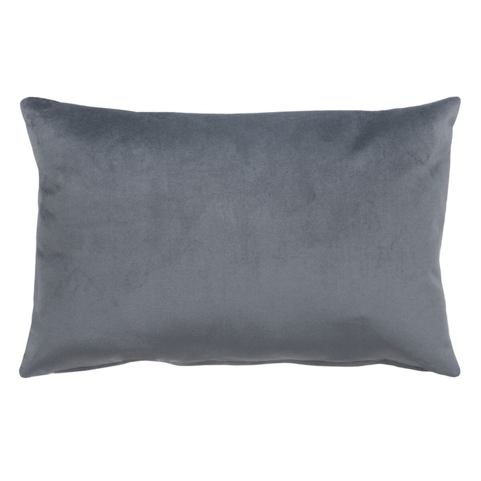 Cushion Grey Polyester 45 x 30 cm