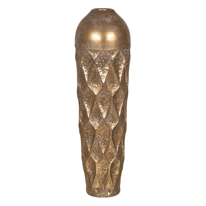 Vase Golden Iron 25 x 25 x 85 cm