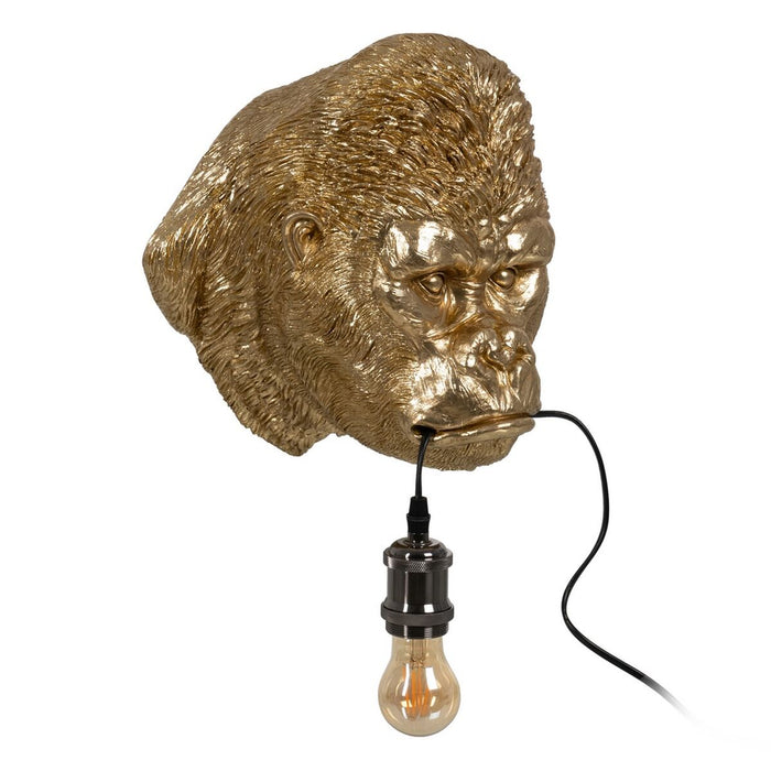 Wall Light Golden Resin A 40 W Gorilla 220-240 V 32 x 28 x 23,5 cm