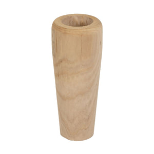 Vase Natural Paolownia wood 20 x 20 x 48 cm
