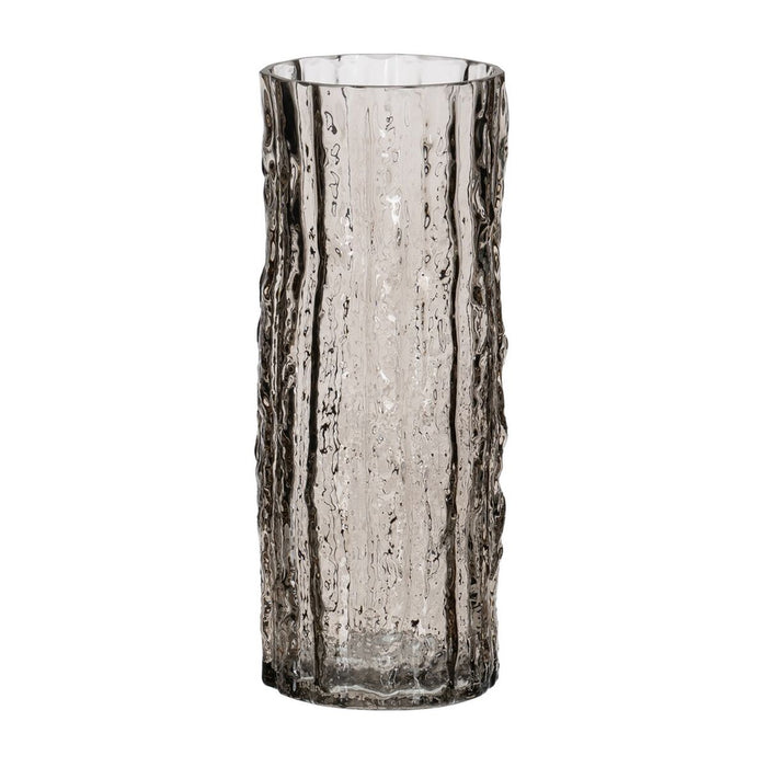 Vase Grey Crystal 10 x 10 x 25,5 cm