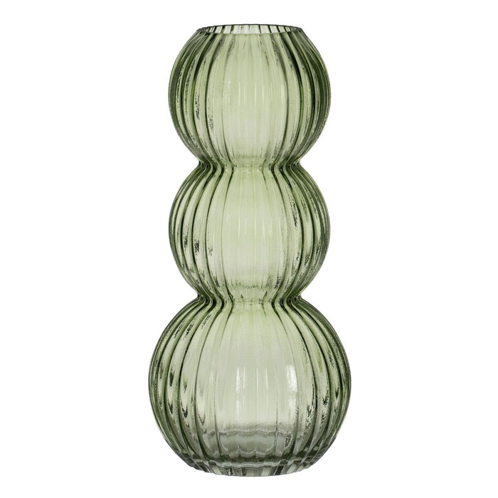 Vase Green Crystal 14,5 x 14,5 x 32 cm