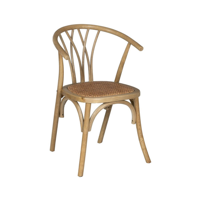 Dining Chair Brown 55 X 50 X 81 CM