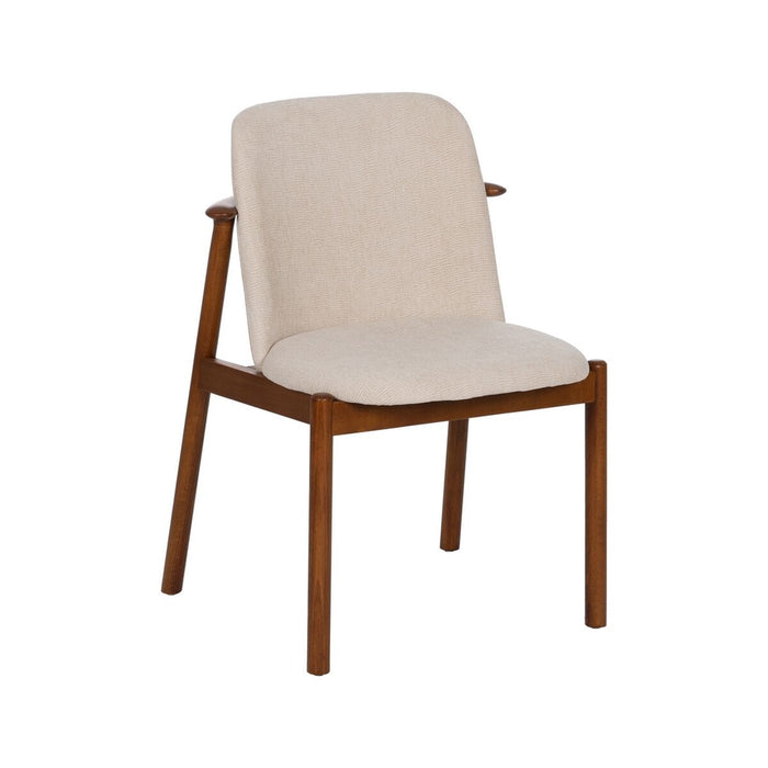 Dining Chair Brown Beige 58 x 58 x 83 cm