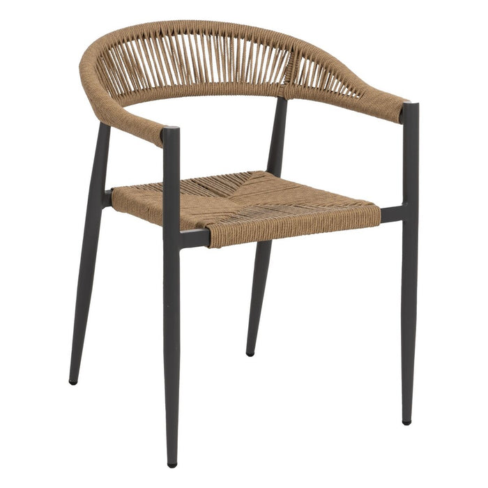 Dining Chair Beige Grey 57,5 X 56 X 74 CM