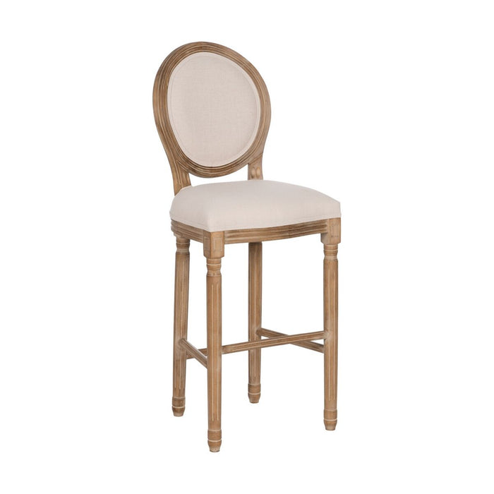 Stool Natural Birch Rubber wood 45 x 55 x 116 cm