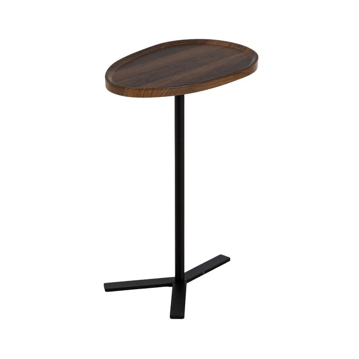 Small Side Table Brown Black 45 x 30 x 63 cm