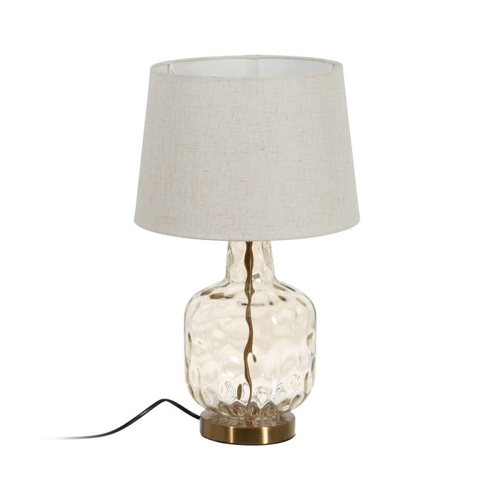 Desk lamp Cream Golden Crystal Iron 40 W 30 x 30 x 51 cm