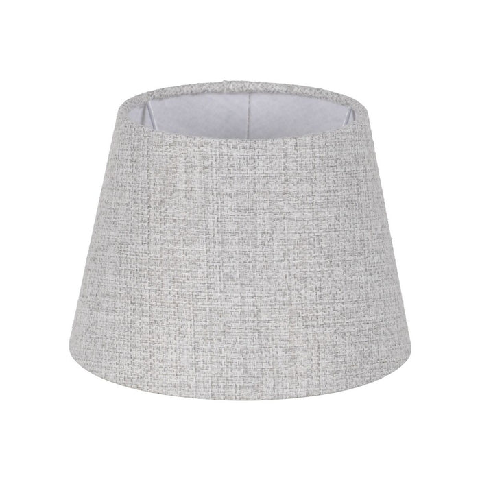 Lamp Shade Grey Polyester 25 x 25 x 18 cm