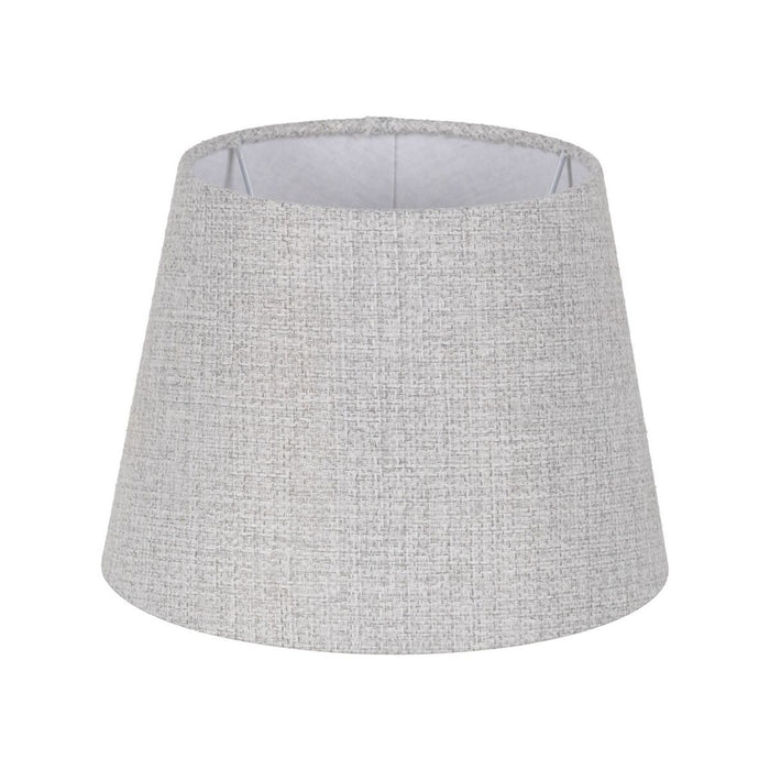 Lamp Shade Grey Polyester 30 x 30 x 22 cm