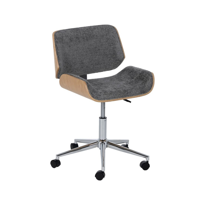 Office Chair Grey Natural 54 x 61 x 88 cm