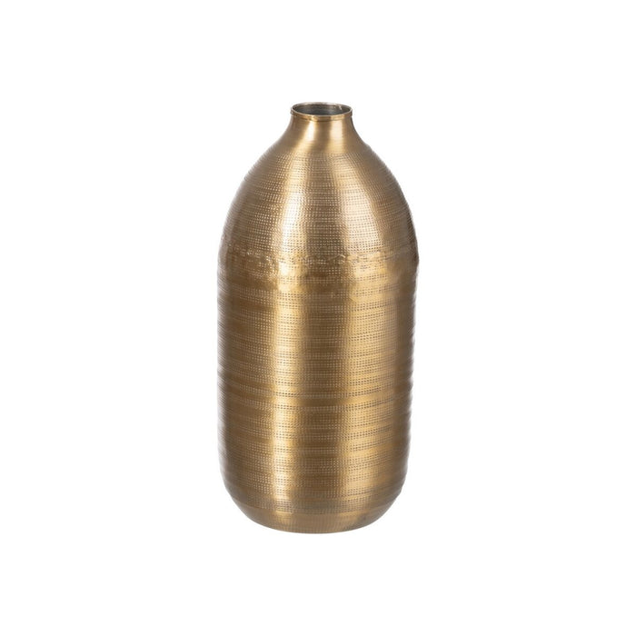 Vase Golden Aluminium 16,5 x 16,5 x 35,5 cm