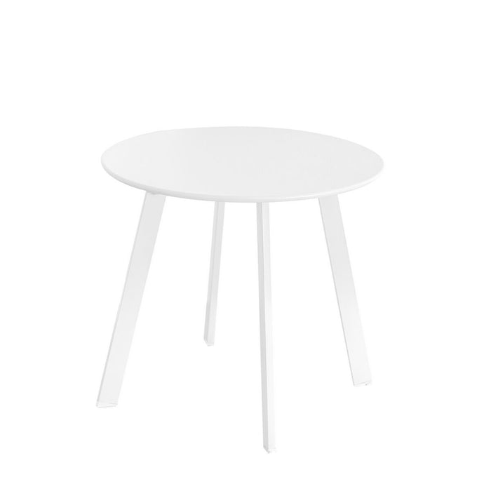 Side table Marzia White Steel 50 x 50 x 44 cm