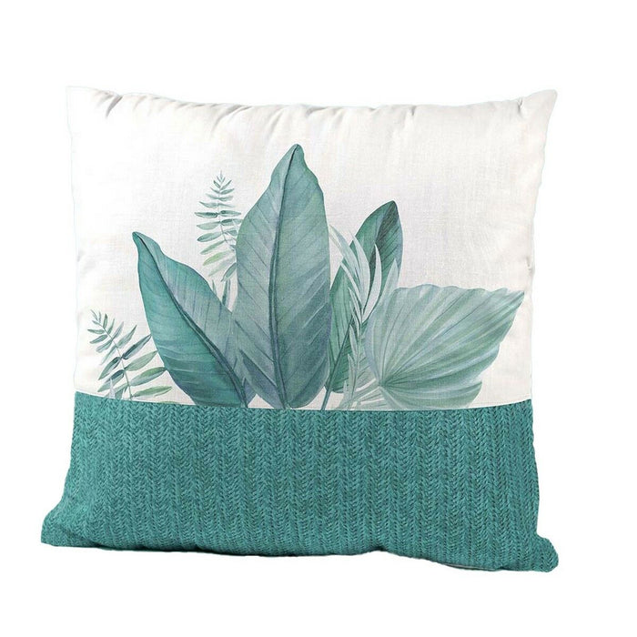 Cushion Blue jungle Leaf of a plant 45 x 10 x 45 cm