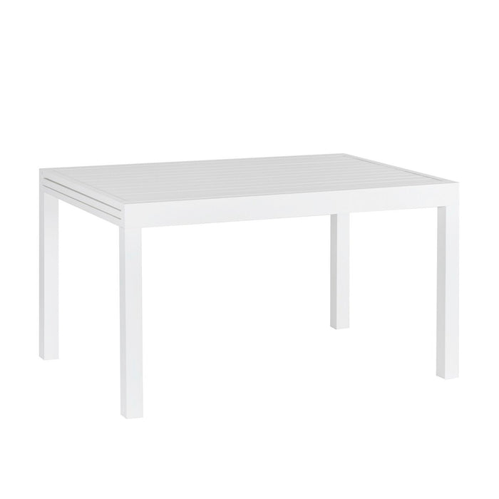 Dining Table Thais White Aluminium 135 x 90 x 74 cm