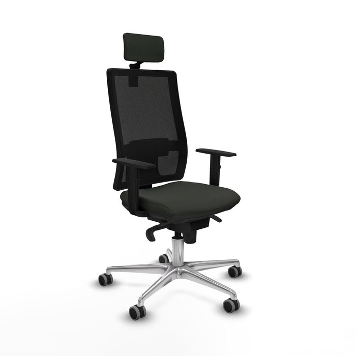 Office Chair with Headrest Piqueras y Crespo 1D086G2 Black