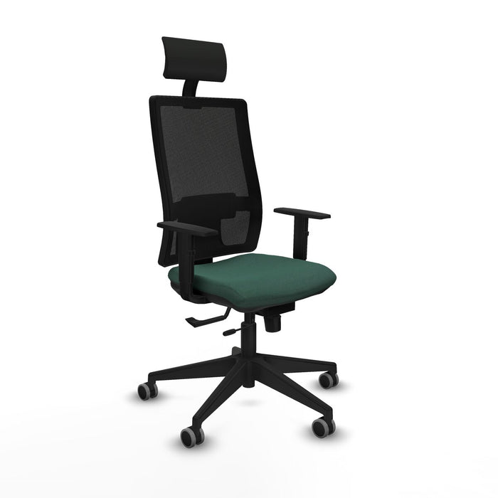 Office Chair with Headrest Piqueras y Crespo 1D066G1 Green