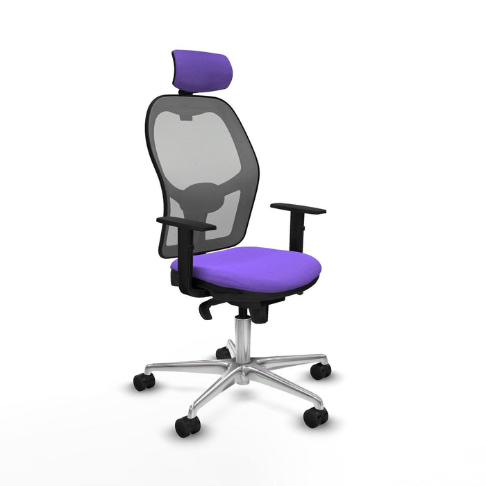 Office Chair with Headrest Piqueras y Crespo 1D086N2 Lilac