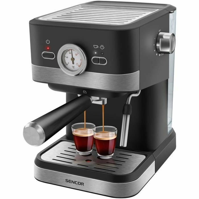Superautomatic Coffee Maker Sencor SES 1721BK Black Grey 1050 W