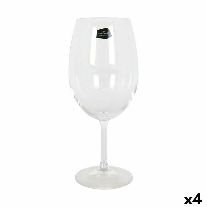 Wine glass set Crystalex Lara Crystal 540 ml Wine 6 Pieces (6 Units) (4 Units)