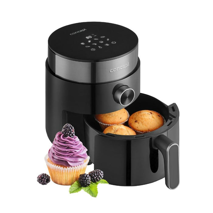 Air Fryer Concept fr2500 Black 1200 W 2,5 L