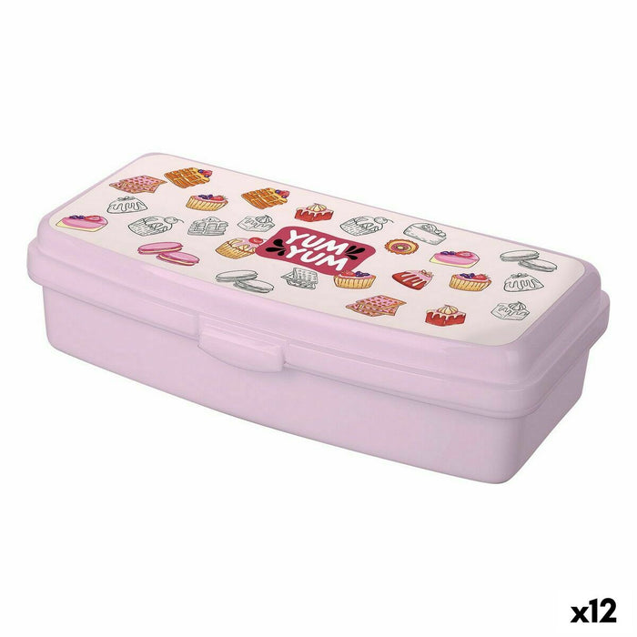 Lunchbox Titiz Multicolour 20,5 x 9,5 x 5,6 cm (12 Units)