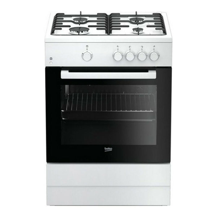 Gas Cooker BEKO FSG62000DWL 64 L 60 cm White