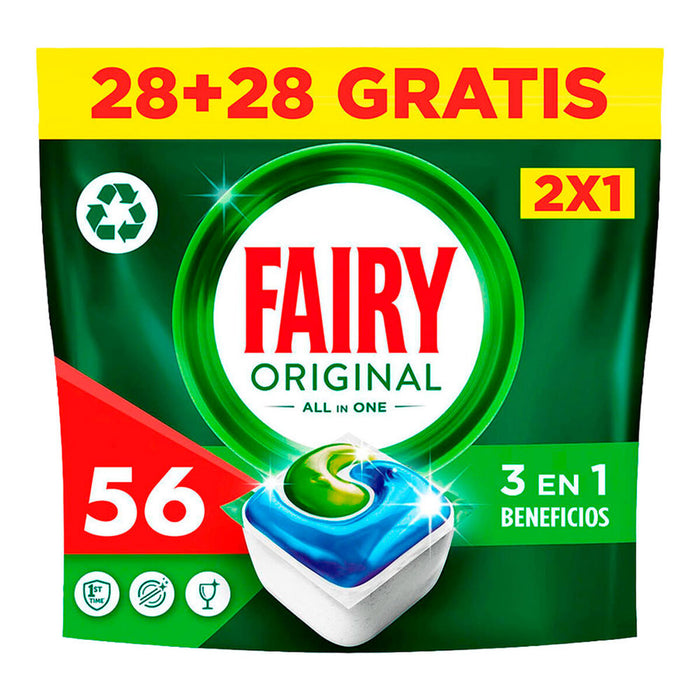 Dishwasher lozenges Fairy TODO EN 1 LIMON 56 Units