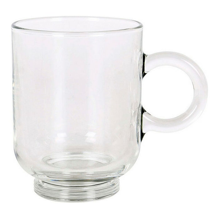 6 Piece Coffee Cup Set Royal Leerdam Sentido Mug Transparent Crystal 6 Pieces (6 Units) (37 cl)