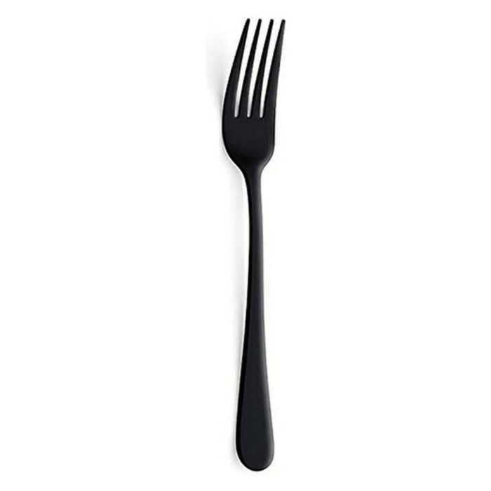 Fork Set Amefa Austin Negro (12 pcs) Black Metal 20,7 cm (12 Units)