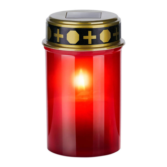 LED Candle Grundig Red