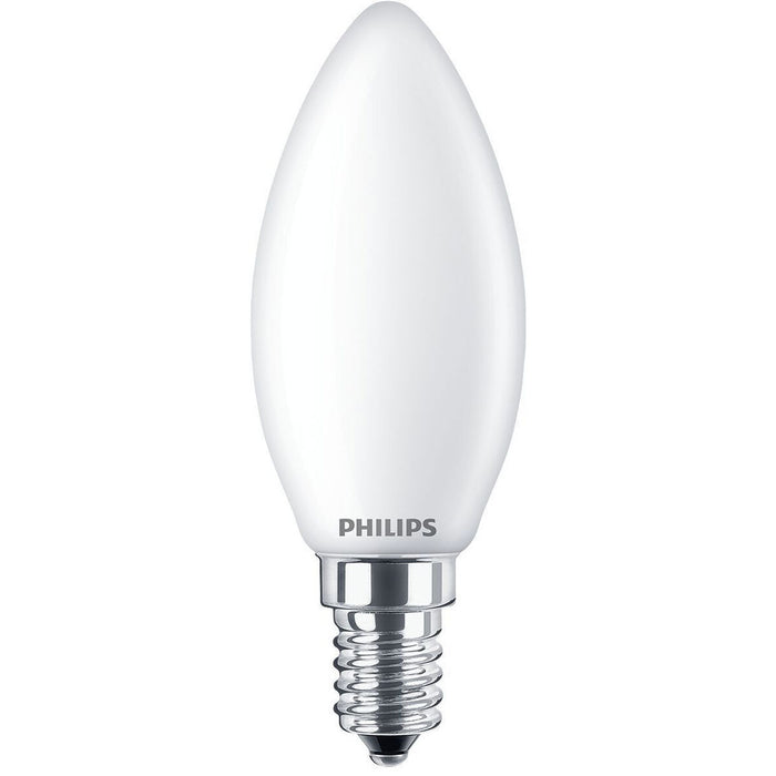 Candle LED Light Bulb Philips Equivalent  60 W E14 E (2700k)