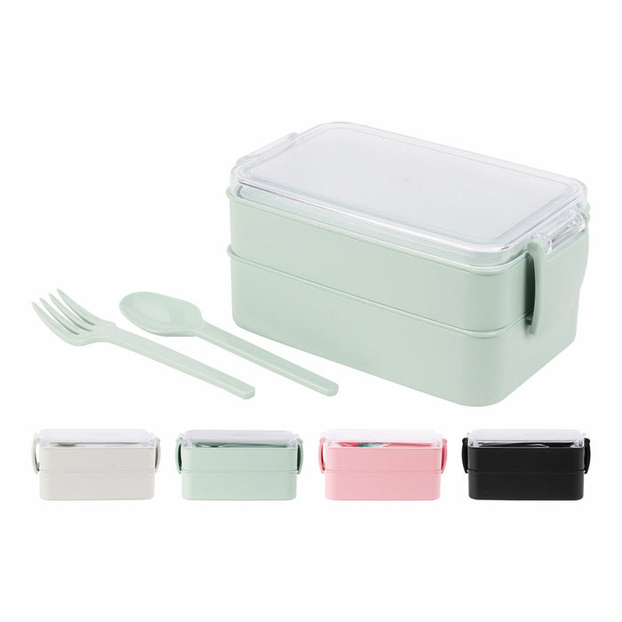 Lunch box Lifetime Assorted colours polypropylene