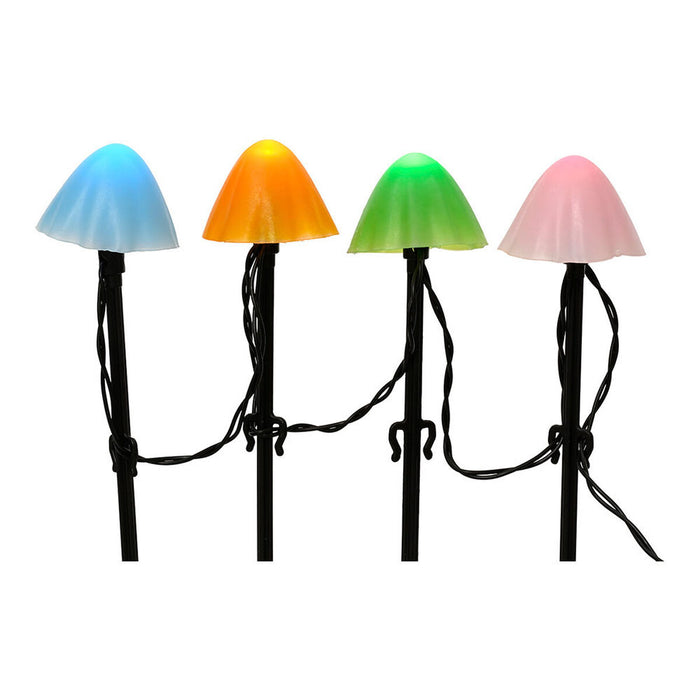 Set of LED garden stakes Lumineo 491763 Mini Mushroom Multicolour (20 Units)