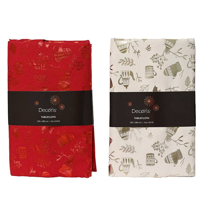 Tablecloth Decoris Christmas 140 x 180 cm