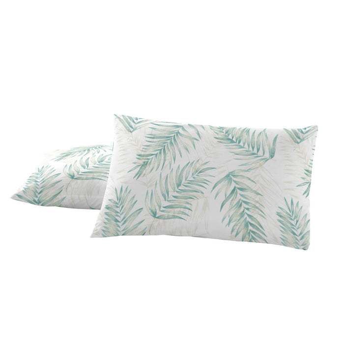 Pillowcase Alexandra House Living Maica Water Light Green 50 x 75 cm (2 Units)