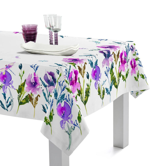 Tablecloth HappyFriday Midnight iris Multicolour 150 x 150 cm