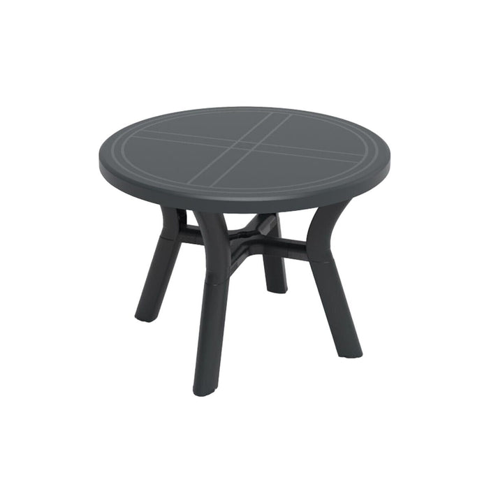 Table Resol Dalia Anthracite polypropylene 100 x 100 x 74 cm