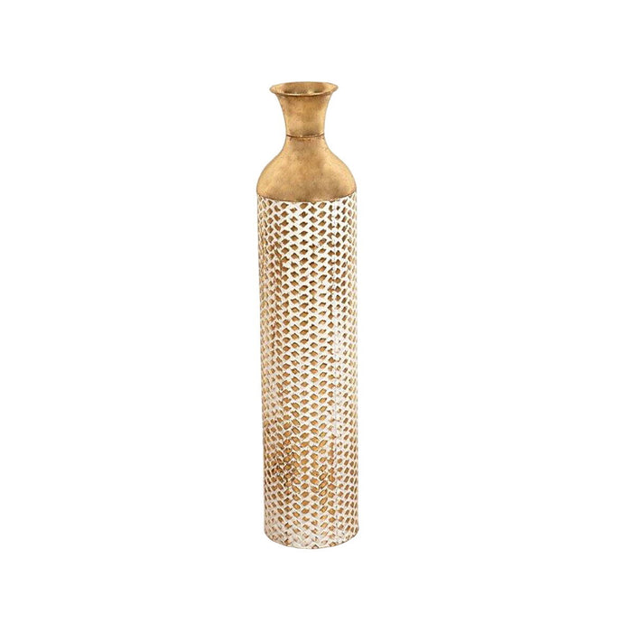 Floor vase Alexandra House Living Golden Metal 16 x 79 x 16 cm