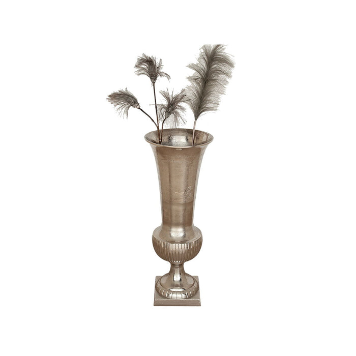 Floor vase Alexandra House Living Silver Aluminium 28 x 73 x 28 cm