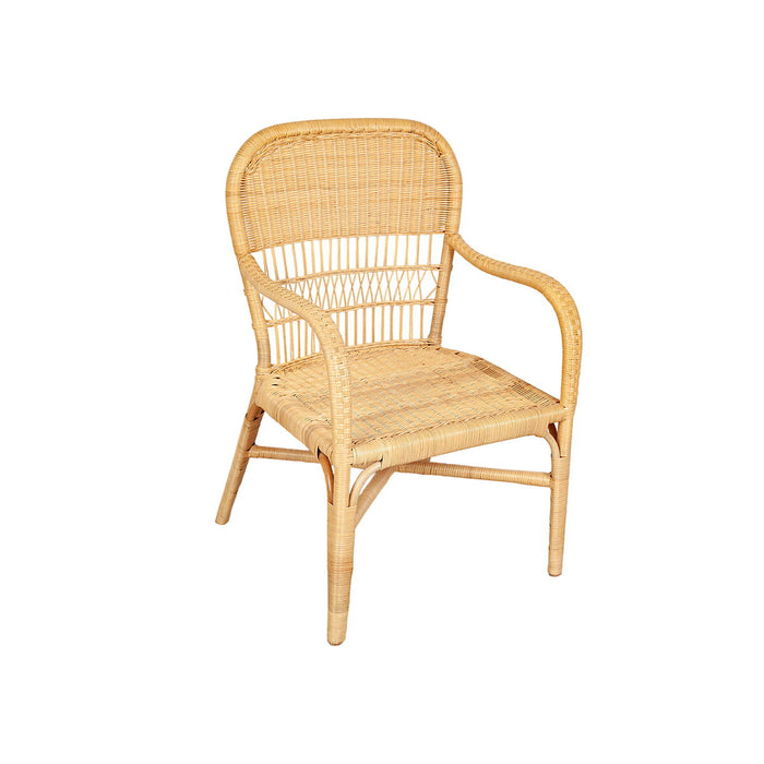 Armchair Romimex Natural Rattan 55 x 87 x 60 cm