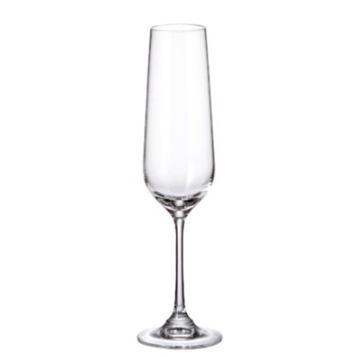 Champagne glass Bohemia Crystal Sira 200 ml champagne 6 Pieces (6 Units)