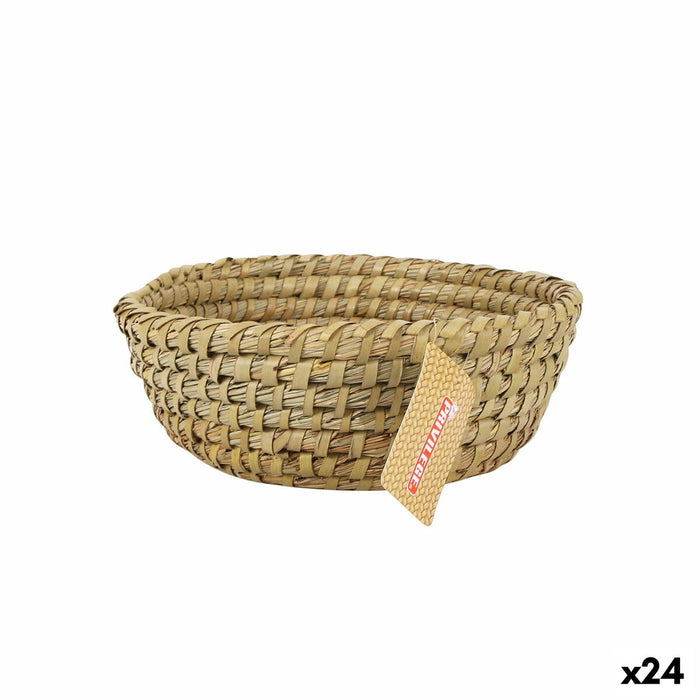 Multi-purpose basket Privilege wicker Circular ø 22 x 8 cm 22 x 22 x 8 cm (24 Units)