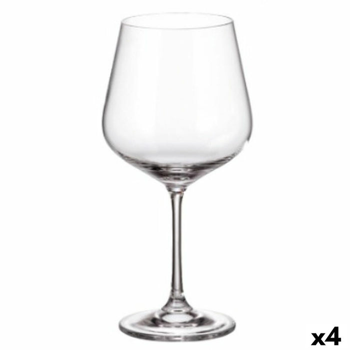 Wine glass set Bohemia Crystal Sira 600 ml 6 Pieces (6 Units) (4 Units)