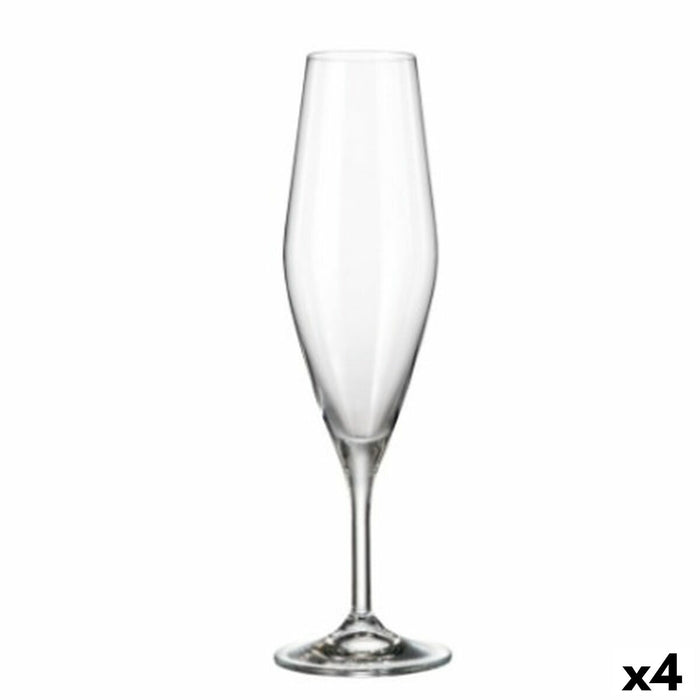 Champagne glass Bohemia Crystal Galaxia 210 ml champagne 6 Pieces (6 Units) (4 Units)