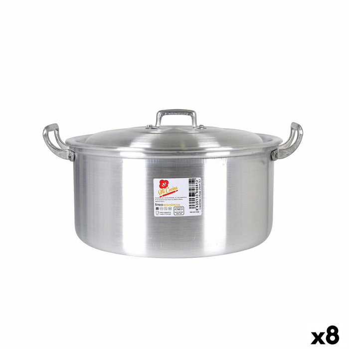 Casserole with lid 0.7 mm 31,3 x 26,5 x 13,5 cm (8 Units)